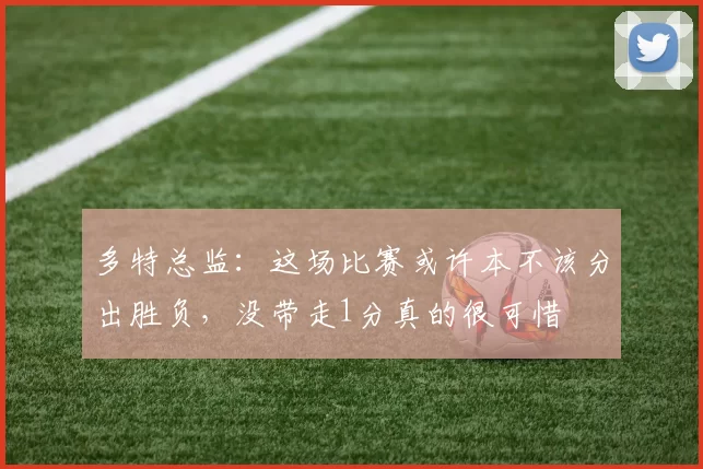 多特总监：这场比赛或许本不该分出胜负，没带走1分真的很可惜