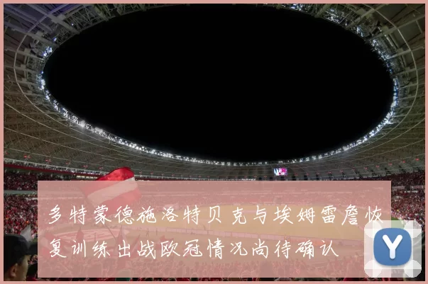 多特蒙德施洛特贝克与埃姆雷詹恢复训练出战欧冠情况尚待确认